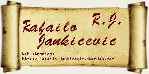 Rafailo Jankićević vizit kartica